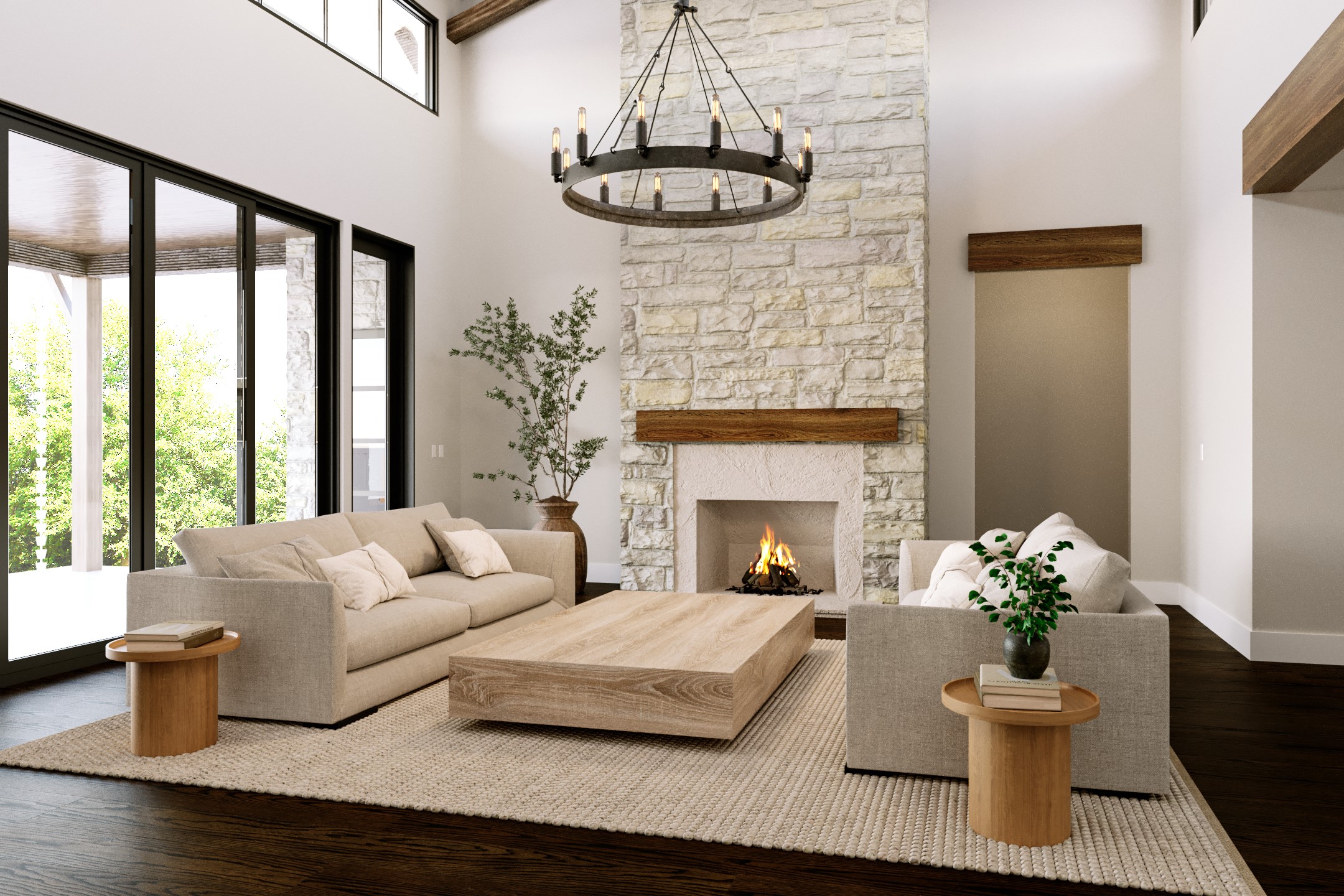 464 Ranch — Great Room Interior